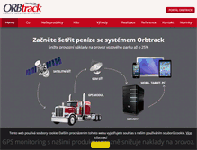 Tablet Screenshot of orbcomm.cz